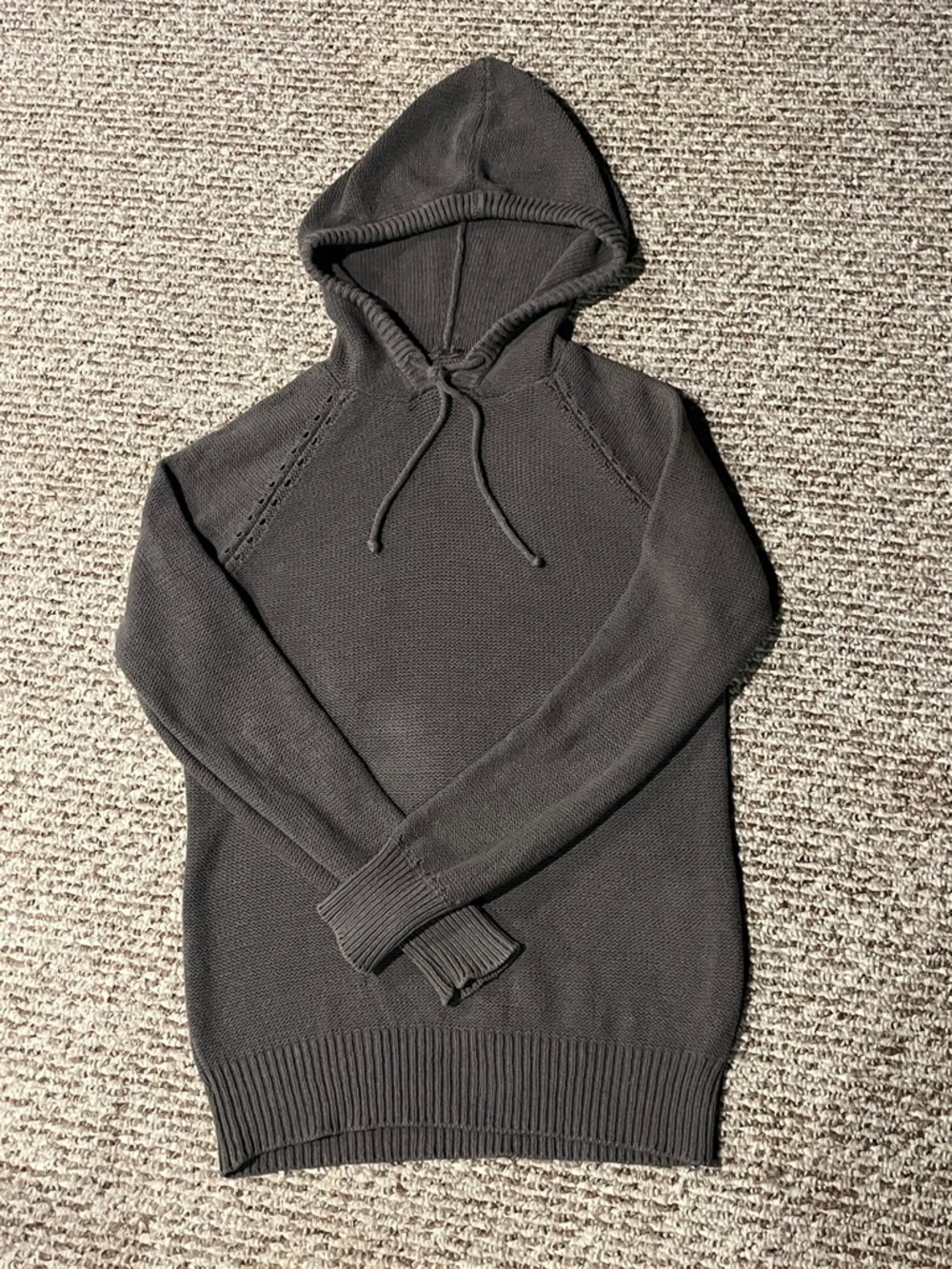 Alexander Wang Charcoal Crewneck Hoodie Sweater